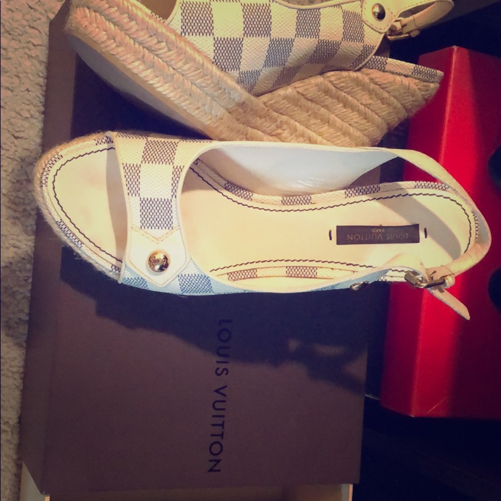 Louis Vuitton wedge heels